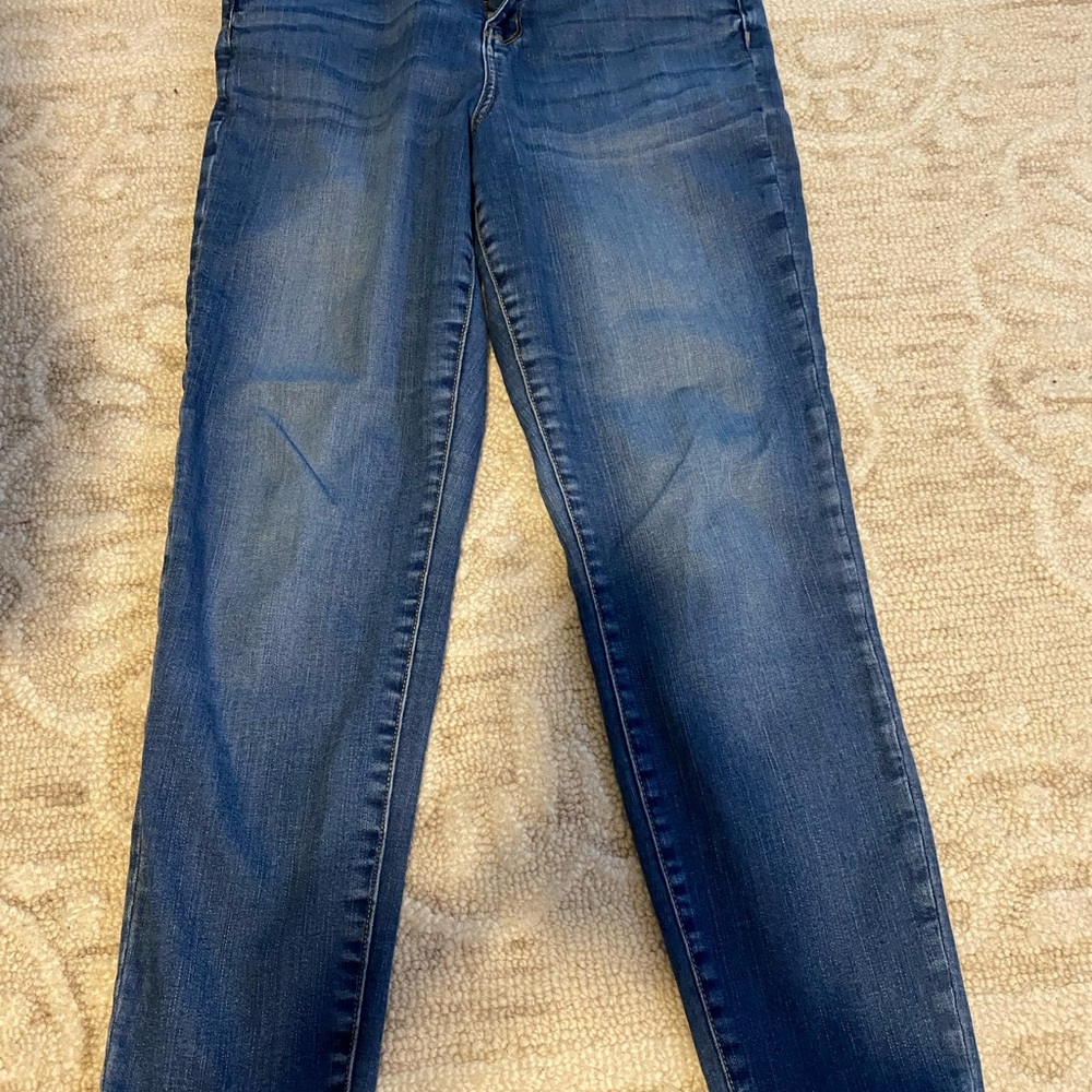 American Eagle Outfitters Dark Blue Straight Leg Jeans